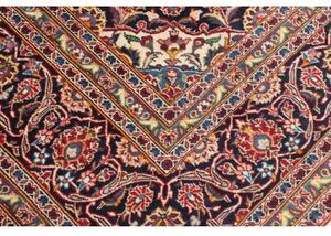 Tappeto Ardakan Medaglione Floreale Rosso Blu Scuro 260x358 Cm