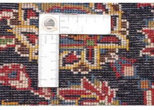Tappeto Ardakan Medaglione Floreale Rosso Blu Scuro 242x357 Cm