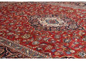 Tappeto Ardakan Medaglione Floreale Rosso Blu Scuro 268x396 Cm