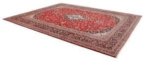 Tappeto Ardakan Medaglione Floreale Rosso Blu Scuro 305x380 Cm