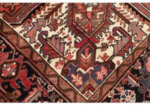 Tappeto Gorawan Stilizzato Rosso Ruggine Nero Carbone 215x292 Cm