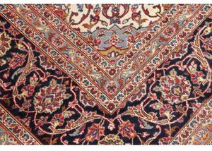 Tappeto Ardakan Medaglione Floreale Rosso Blu Scuro 250x355 Cm