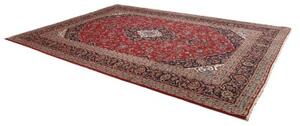 Tappeto Ardakan Medaglione Floreale Rosso Blu Scuro 293x402 Cm