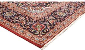Tappeto Ardakan Medaglione Floreale Rosso Blu Scuro 198x295 Cm