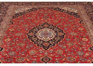 Tappeto Ardakan Medaglione Floreale Rosso Blu Scuro 250x355 Cm