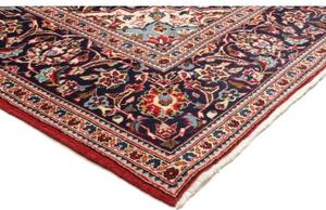 Tappeto Ardakan Medaglione Floreale Rosso Blu Scuro 208x295 Cm