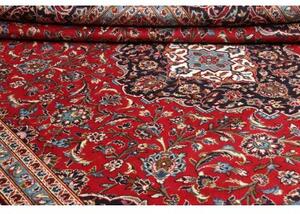 Tappeto Ardakan Medaglione Floreale Rosso Blu Scuro 293x402 Cm