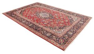 Tappeto Ardakan Medaglione Floreale Rosso Blu Scuro 198x295 Cm