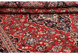 Tappeto Ardakan Medaglione Floreale Rosso Blu Scuro 208x295 Cm