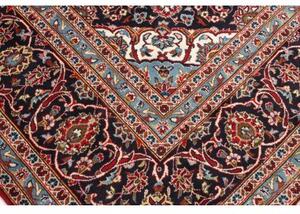 Tappeto Ardakan Medaglione Floreale Rosso Blu Scuro 293x402 Cm