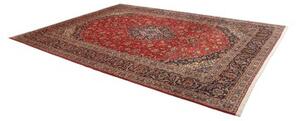 Tappeto Ardakan Medaglione Floreale Rosso Blu Scuro 297x395 Cm