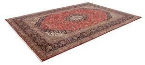 Tappeto Ardakan Medaglione Floreale Rosso Blu Scuro 250x355 Cm