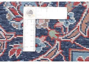 Tappeto Ardakan Medaglione Floreale Rosso Blu Scuro 197x300 Cm