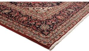 Tappeto Ardakan Medaglione Floreale Rosso Blu Scuro 242x357 Cm