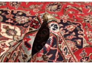 Tappeto Ardakan Medaglione Floreale Rosso Blu Scuro 242x357 Cm