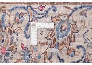 Tappeto Kashan Medaglione Floreale Avorio Blu 244x345 Cm