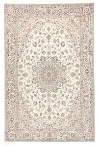 Tappeto Nain 6la Medaglione Floreale Avorio Blu Scuro 160x245 Cm