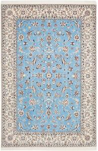 Tappeto Nain 6la Floreale Azzurro Avorio 160x244 Cm