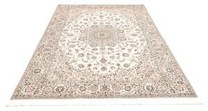 Tappeto Nain 6la Medaglione Floreale Avorio Blu Scuro 160x245 Cm