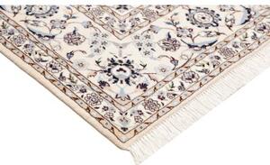 Tappeto Nain 6la Medaglione Floreale Avorio Blu 207x260 Cm