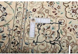 Tappeto Nain 6la Medaglione Floreale Avorio Blu Scuro 160x245 Cm