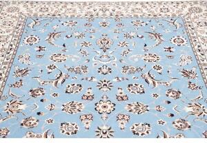 Tappeto Nain 6la Floreale Azzurro Avorio 160x244 Cm