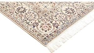 Tappeto Nain 6la Medaglione Floreale Avorio Blu Scuro 160x245 Cm