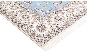 Tappeto Nain 6la Floreale Azzurro Avorio 160x244 Cm