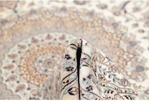 Tappeto Nain 6la Medaglione Floreale Avorio Blu 208x317 Cm