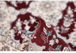 Tappeto Nain 6la Stilizzato Bordeaux Avorio 108x165 Cm