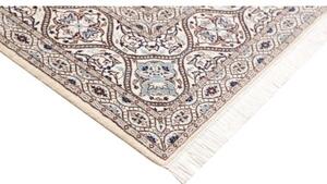 Tappeto Nain 6la Stilizzato Blu Scuro Avorio 212x312 Cm