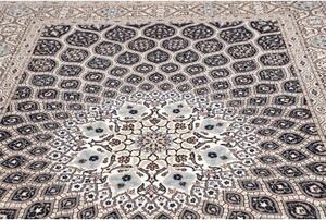 Tappeto Nain 6la Stilizzato Blu Scuro Avorio 212x312 Cm