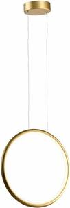 Lampada a sospensione LED Ragi dorata 18W, bianco neutro 1440 lm, acrilico, dimensioni: 120x33x12 cm, IP20, Reality