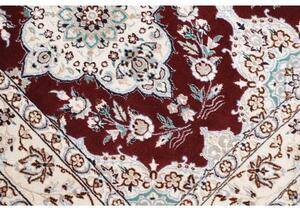 Tappeto Nain 6la Stilizzato Bordeaux Avorio 108x165 Cm