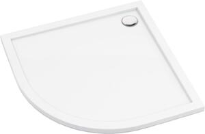 Deante Prizma piatto doccia semicircolare 90x90 cm bianco KTJ_093B