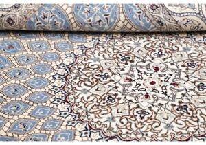 Tappeto Nain 6la Medaglione Azzurro Bianco 157x240 Cm