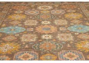 Tappeto Kazak Fine Stilizzato Marrone Beige 360x466 Cm