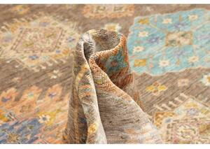 Tappeto Kazak Fine Stilizzato Marrone Beige 360x466 Cm