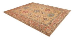 Tappeto Kazak Fine Stilizzato Beige Rosso 254x307 Cm