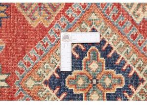 Tappeto Kazak Fine Stilizzato Rosso Avorio 198x298 Cm