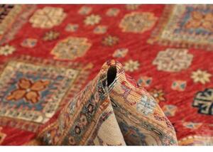 Tappeto Kazak Fine Stilizzato Rosso Avorio 198x298 Cm