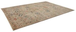Tappeto Kazak Fine Geometrico Beige Blu 273x374 Cm