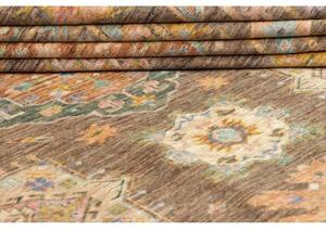 Tappeto Kazak Fine Stilizzato Marrone Beige 360x466 Cm