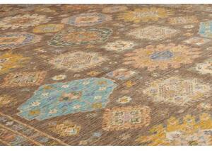 Tappeto Kazak Fine Stilizzato Marrone Beige 360x466 Cm
