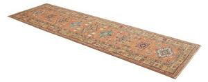 Tappeto Kazak Fine Geometrico Terracotta Beige Corsia 78x297 Cm