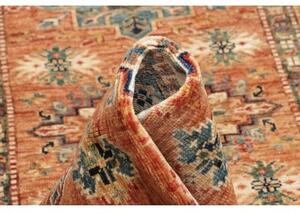 Tappeto Kazak Fine Geometrico Terracotta Beige Corsia 78x297 Cm