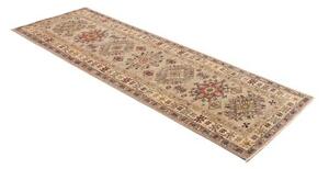 Tappeto Kazak Fine Geometrico Beige Rosso Corsia 83x256 Cm