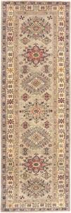 Tappeto Kazak Fine Geometrico Beige Rosso Corsia 83x256 Cm