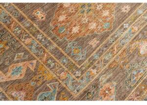 Tappeto Kazak Fine Stilizzato Marrone Beige 360x466 Cm