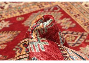 Tappeto Kazak Fine Geometrico Rosso Beige 145x190 Cm